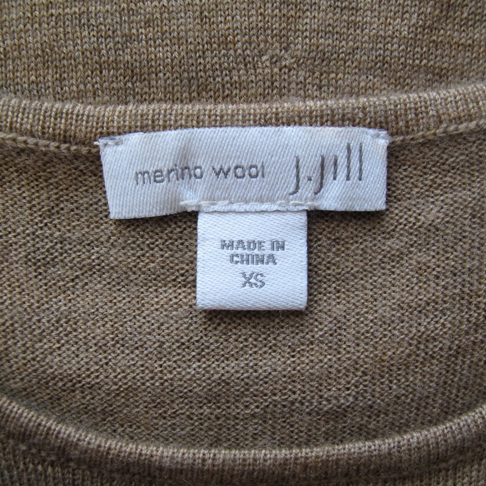 J.JILL 100% Merino Wool Beige Sweater - Picture 6 of 11